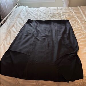 Universal Standard Black Asymmetrical Pencil Skirt